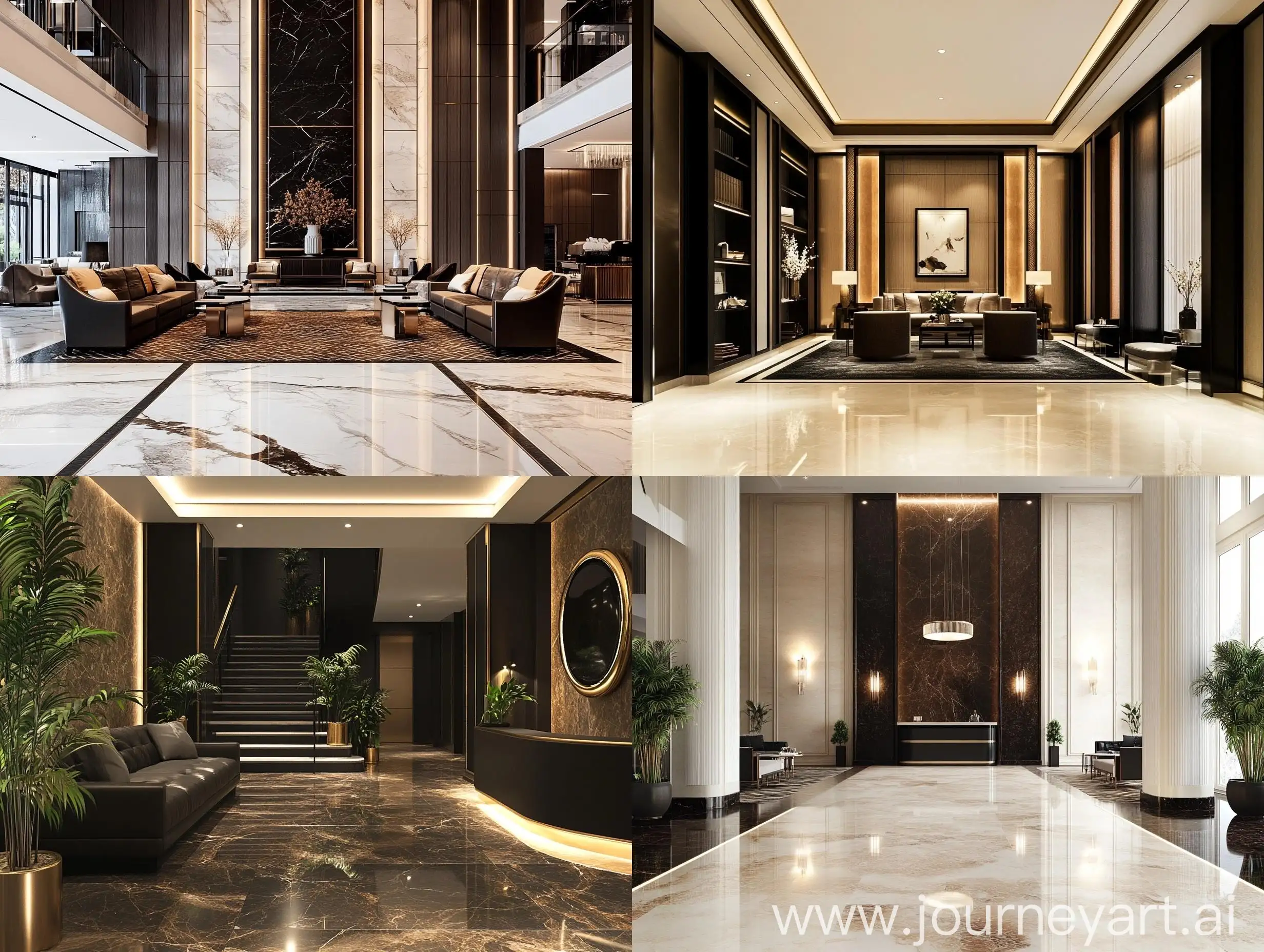 Elegant-DoubleVolume-Lobby-Hotel-in-Modern-Classic-Style