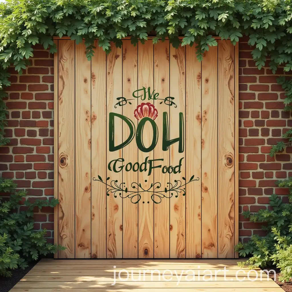 Wooden-SignAI-Image-Prompt-Expansion-Design-for-Doh-Waste-Good-Food-Food-Waste-Program