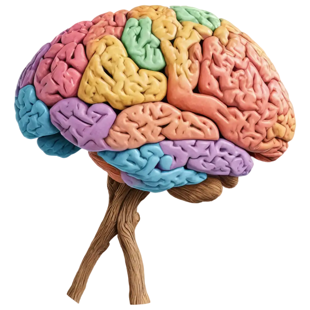 Vibrant-Human-Brain-PNG-A-Colorful-Representation-for-Creative-Projects