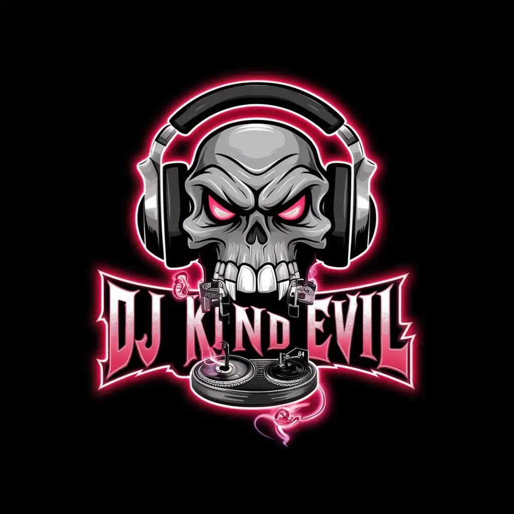 придумай логотип для диджея DJ Kind Evil