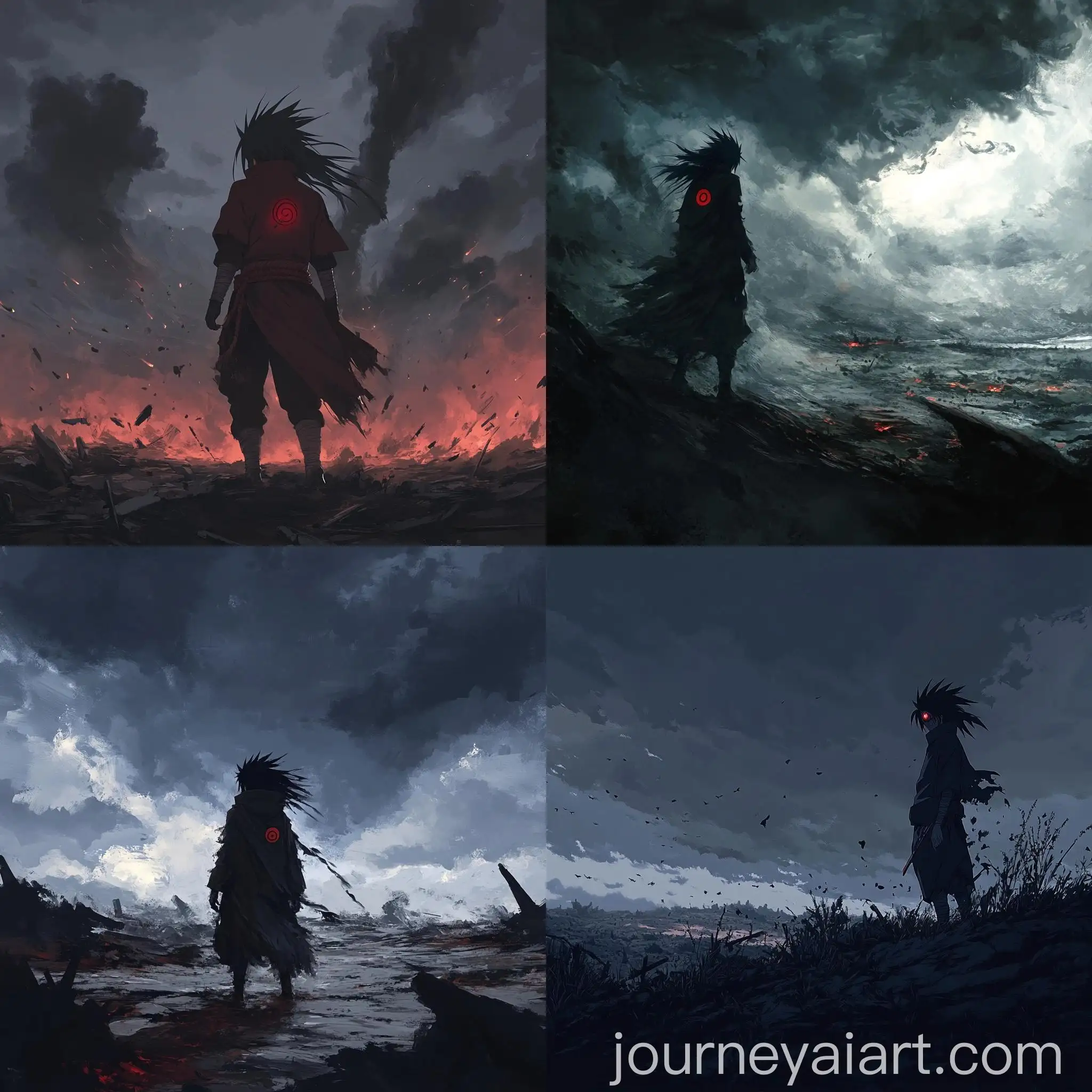 Madara-Uchiha-Standing-in-Foreboding-Landscape-with-Glowing-Sharingan-Eyes