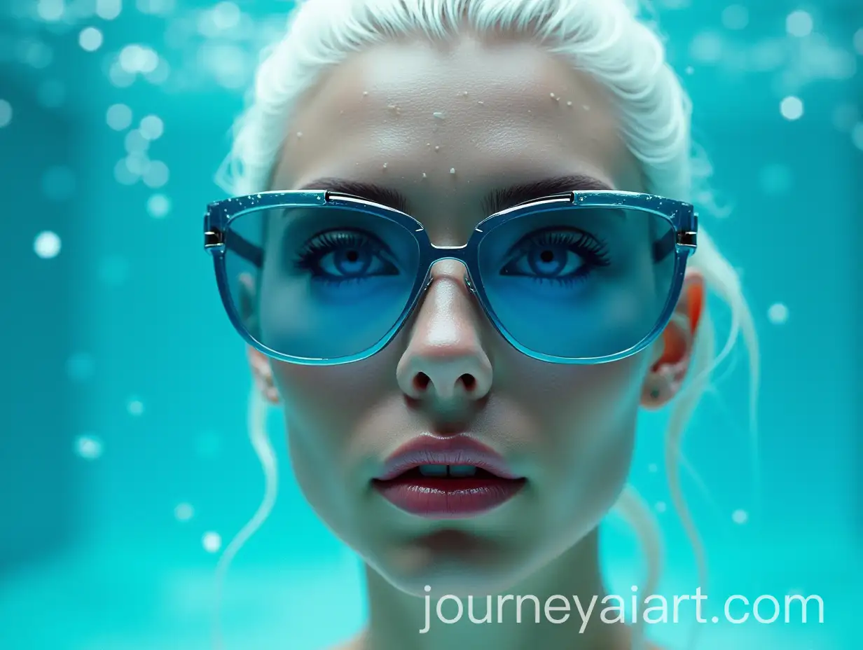 Futuristic-Woman-with-Icy-Blue-Sunglasses-in-Underwater-Setting