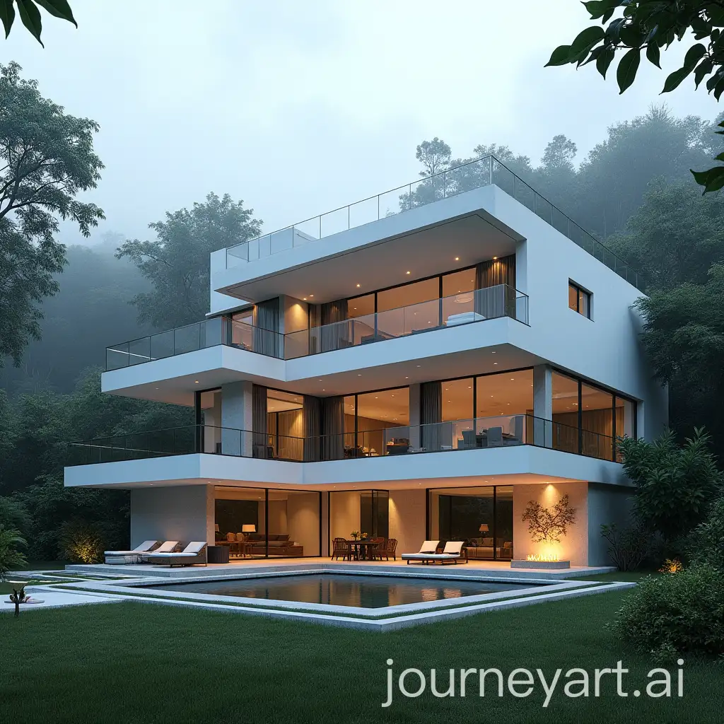 Modern-ThreeStory-Villa-with-Infinity-Pool-in-Tropical-Forest