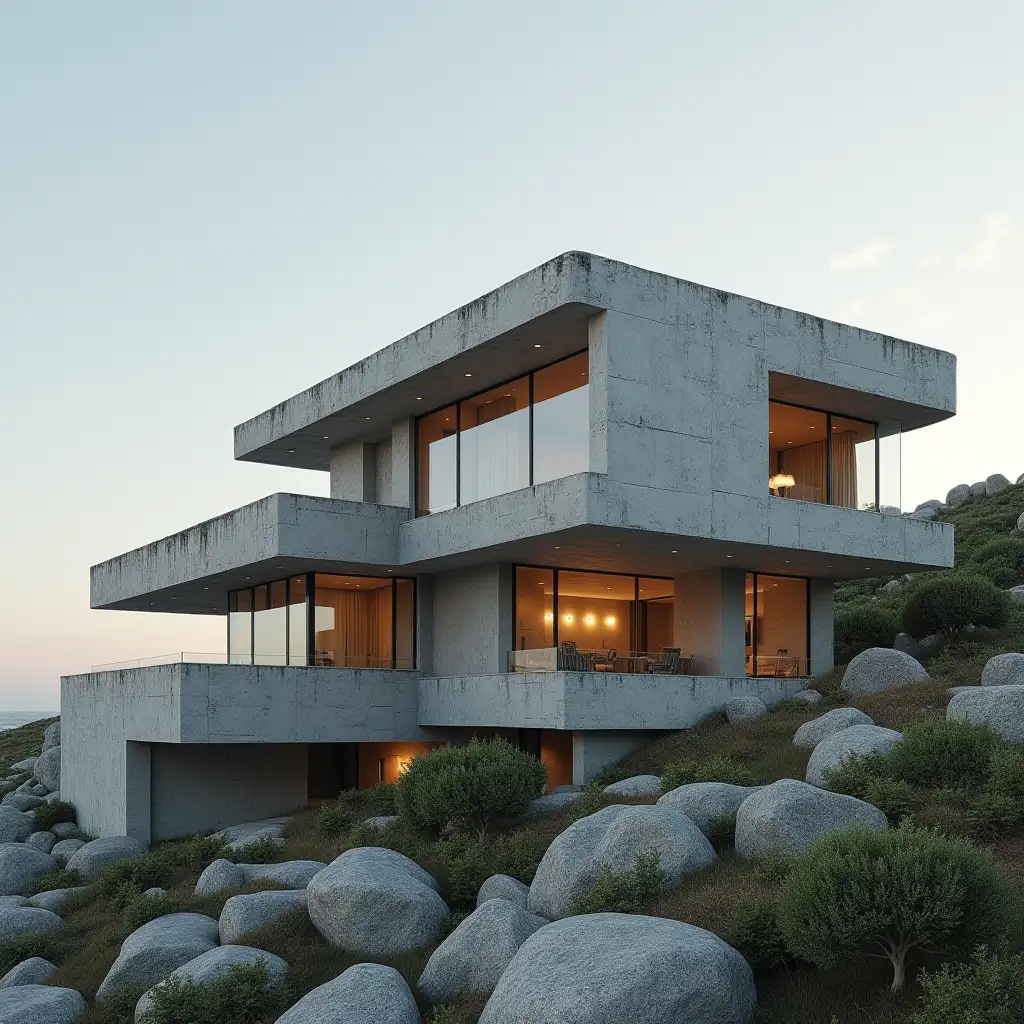 monolithic private house