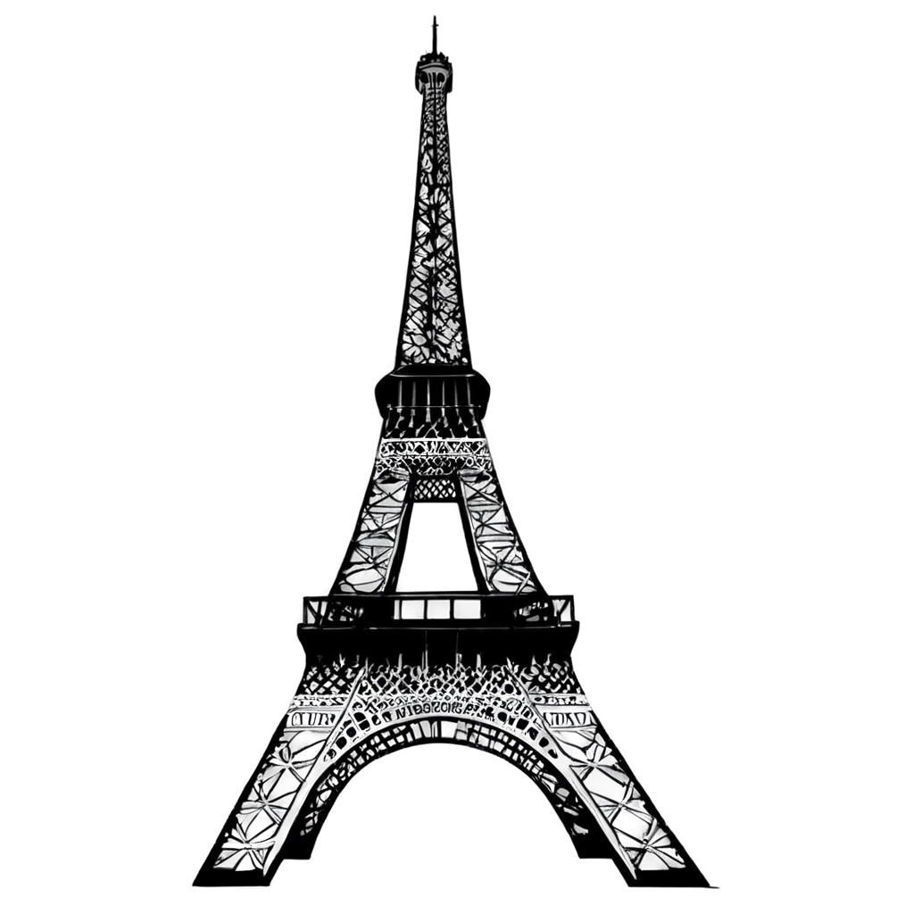 Eiffel-Tower-PNG-Image-Capturing-Parisian-Elegance-in-High-Quality