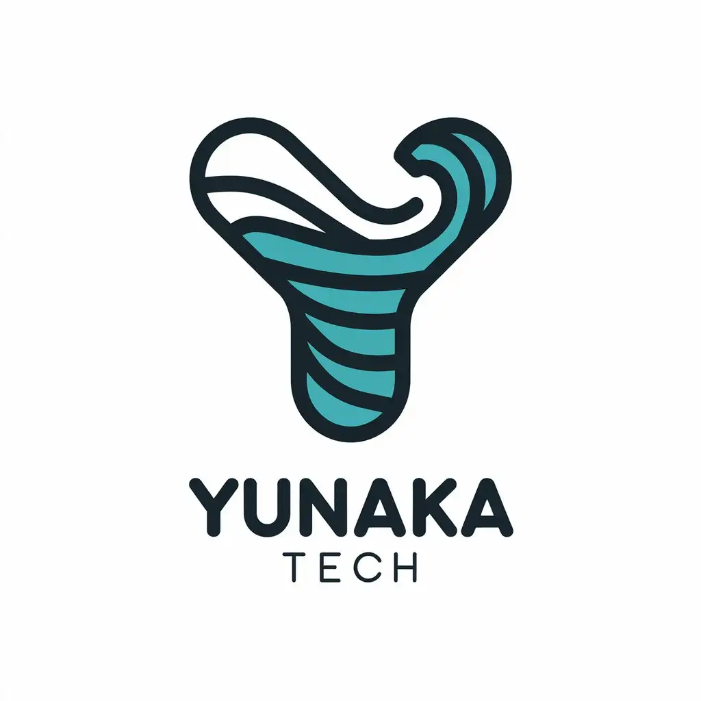 LOGO Design for Yunaka Tech Modern and Technological Vector Design for Tech Industry