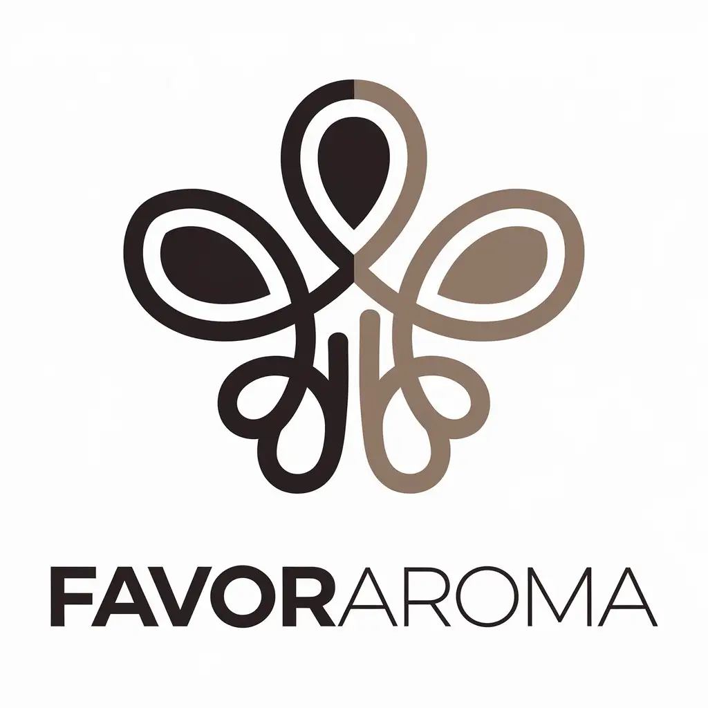 a vector logo design,with the text "favoraroma", main symbol:AROMAT,Moderate,clear background