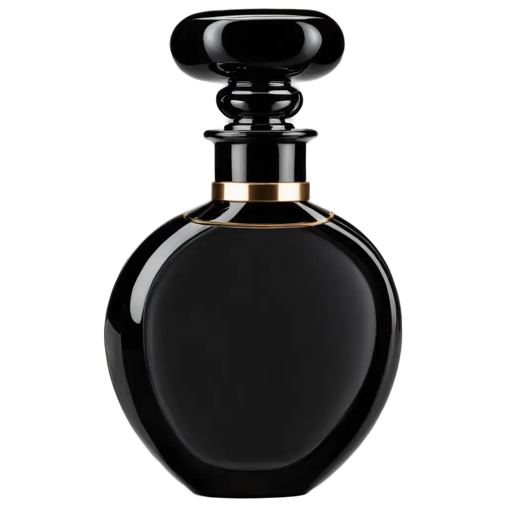 Luxurious-Black-Perfume-Bottle-PNG-Image-for-Elegant-Design