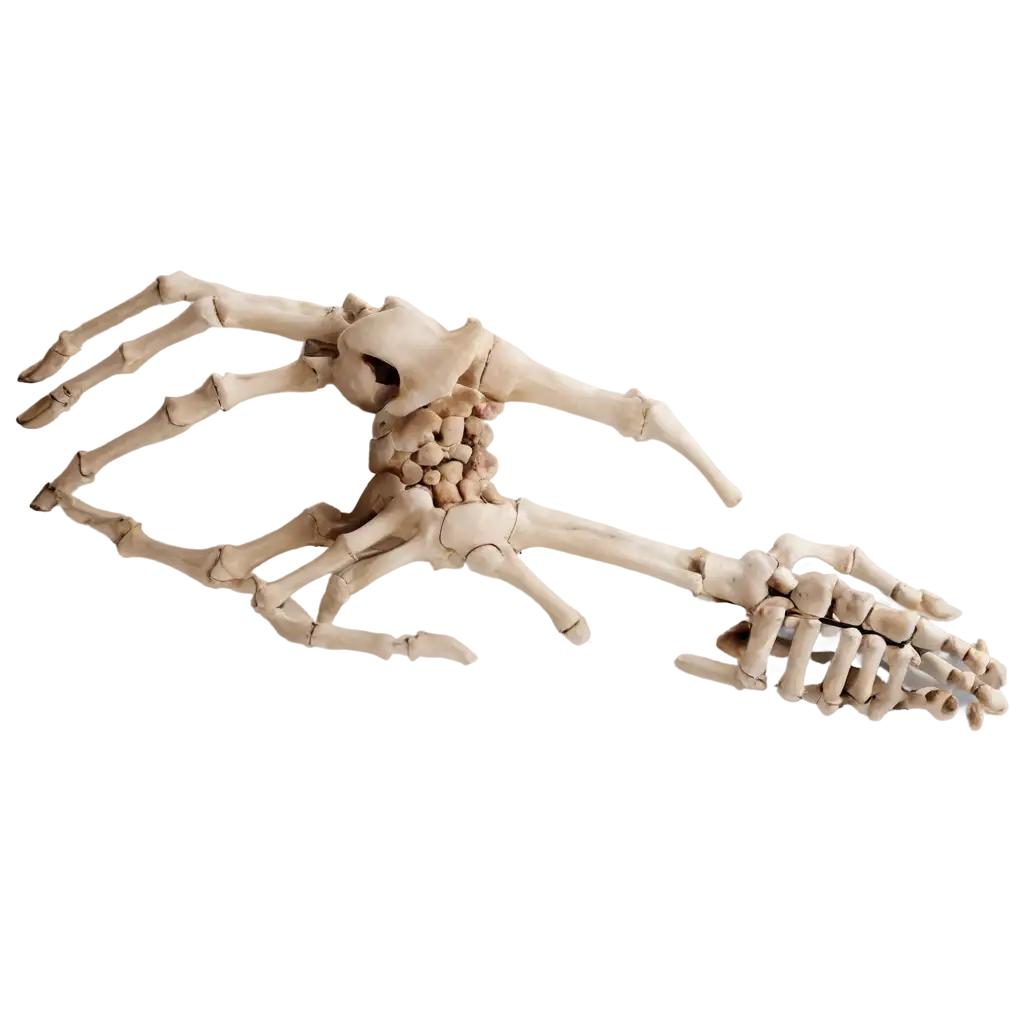 Realistic-Skeleton-Right-Hand-PNG-Image-for-Enhanced-Visual-Clarity