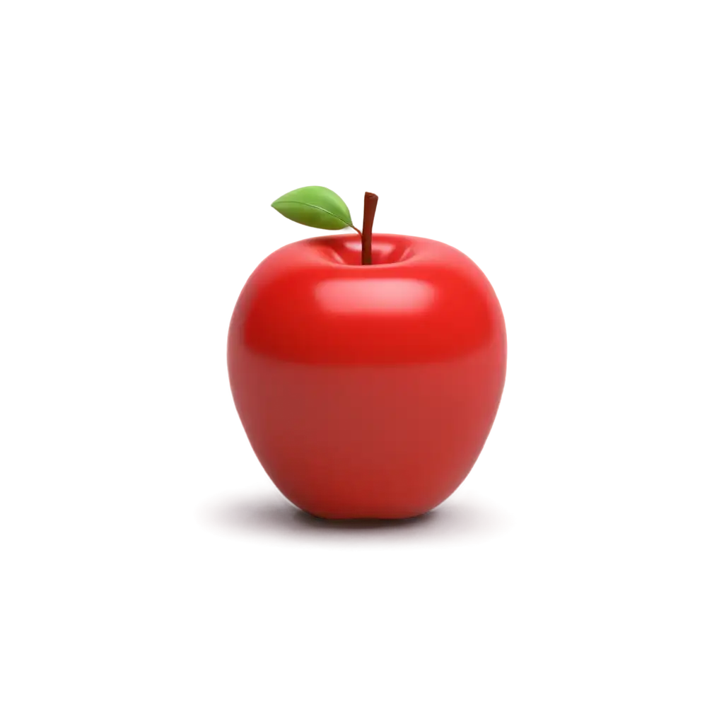 HighQuality-3D-Red-Apple-PNG-Image-for-Creative-Projects