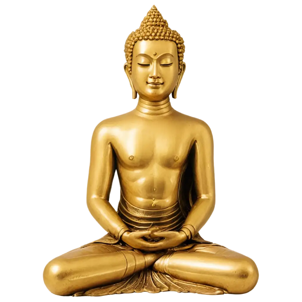 Golden-Buddha-Shines-in-Golden-Light-PNG-Image-for-Enhanced-Clarity-and-Detail