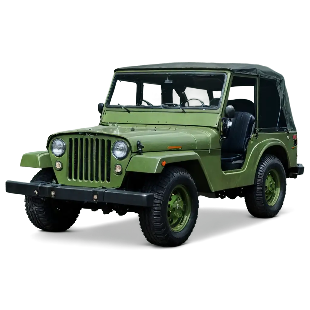 Old-Green-Jeep-PNG-Image-High-Quality-and-Versatile-for-Various-Applications