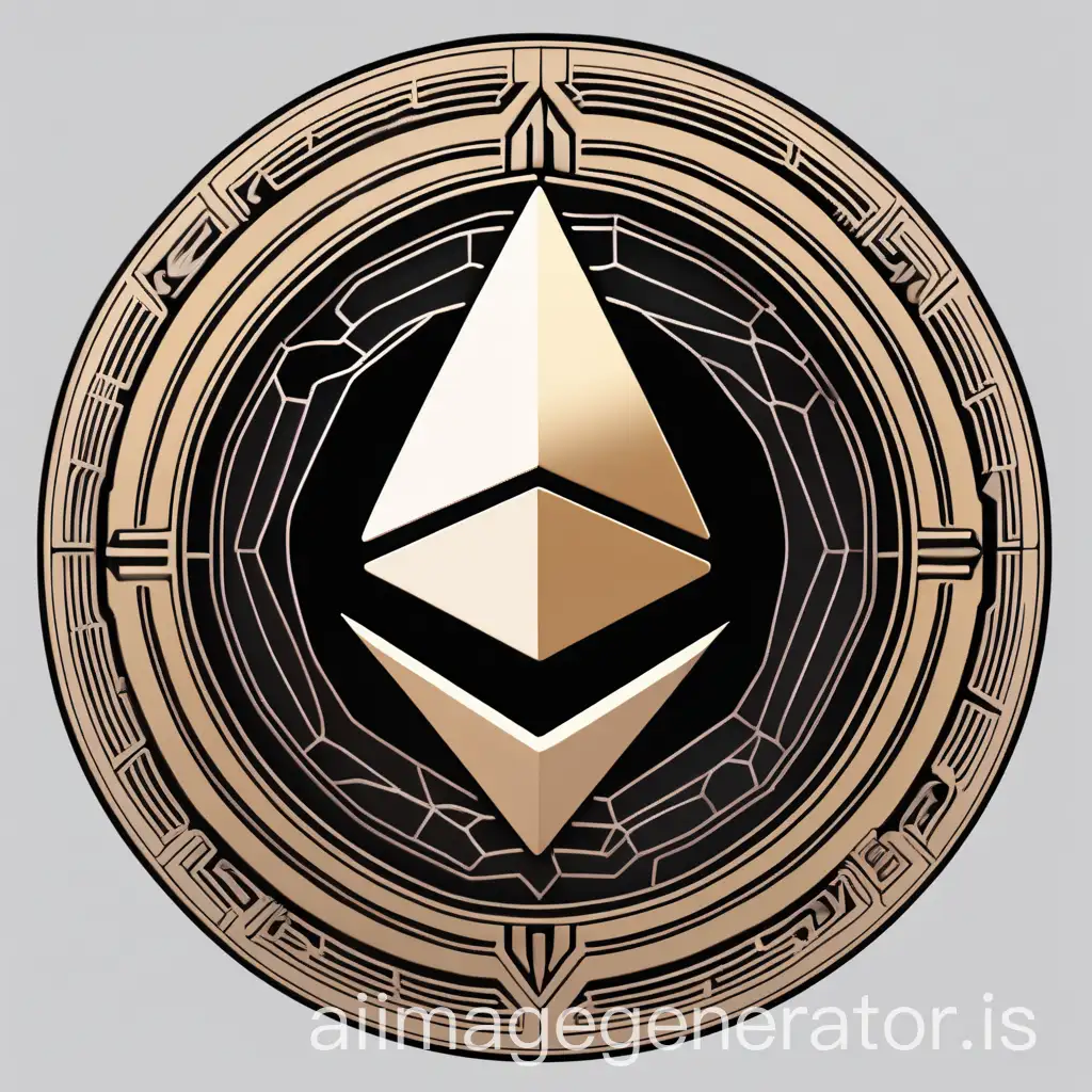 Stunning-Crypto-NFT-Artwork-with-Ethereum-Symbol-at-the-Center
