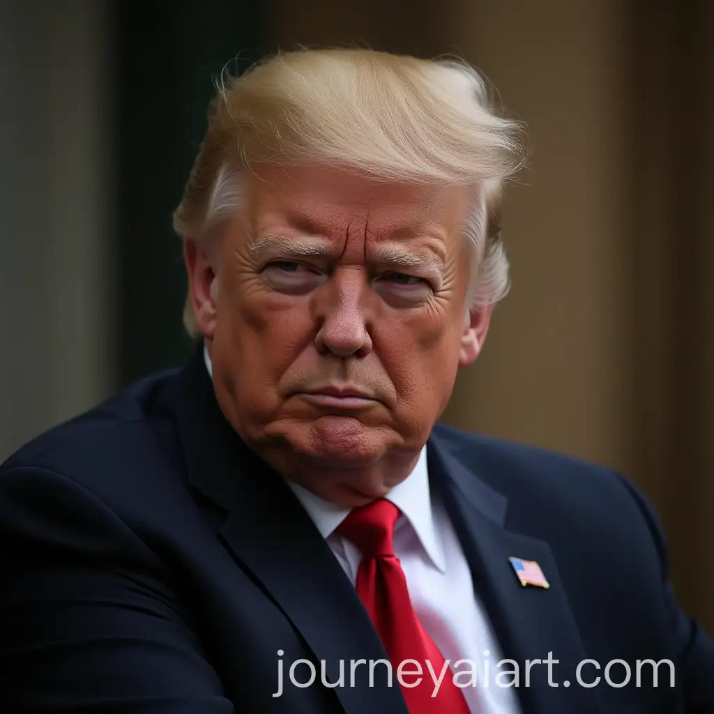 Realistic-Portrait-of-Donald-Trump-in-a-Lively-Background