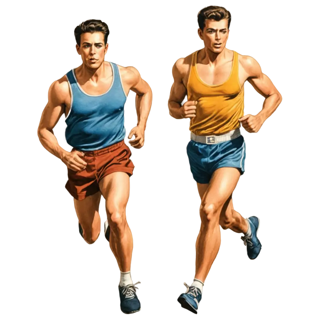 PNG-Image-Retro-Marathon-Man-Running-in-American-Style