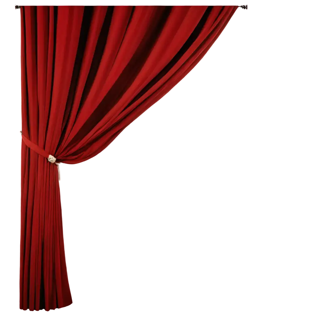 HighQuality-Red-Curtains-PNG-Image-for-Versatile-Design-Applications