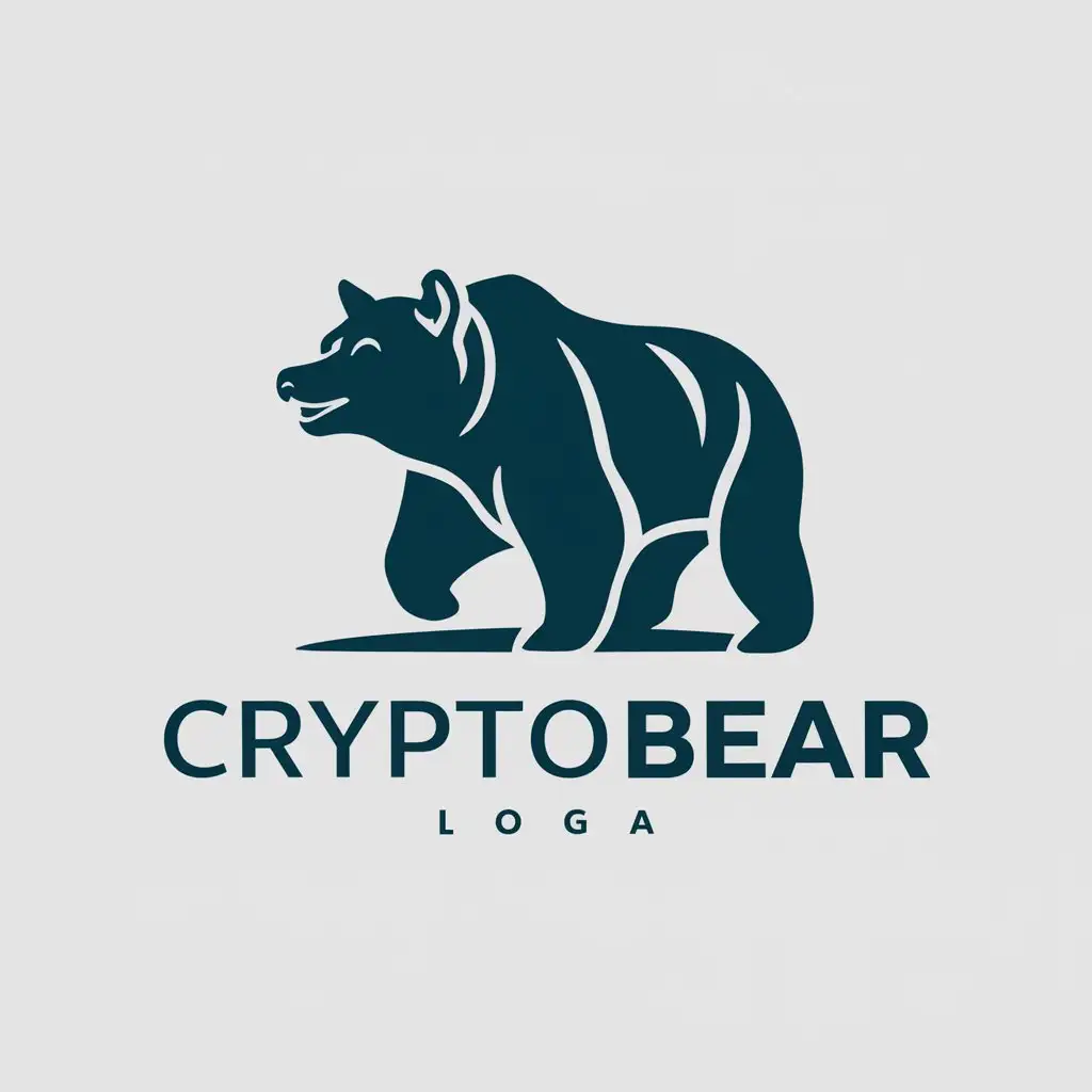 LOGO-Design-For-CryptoBearloga-Bear-Symbol-for-Finance-Industry