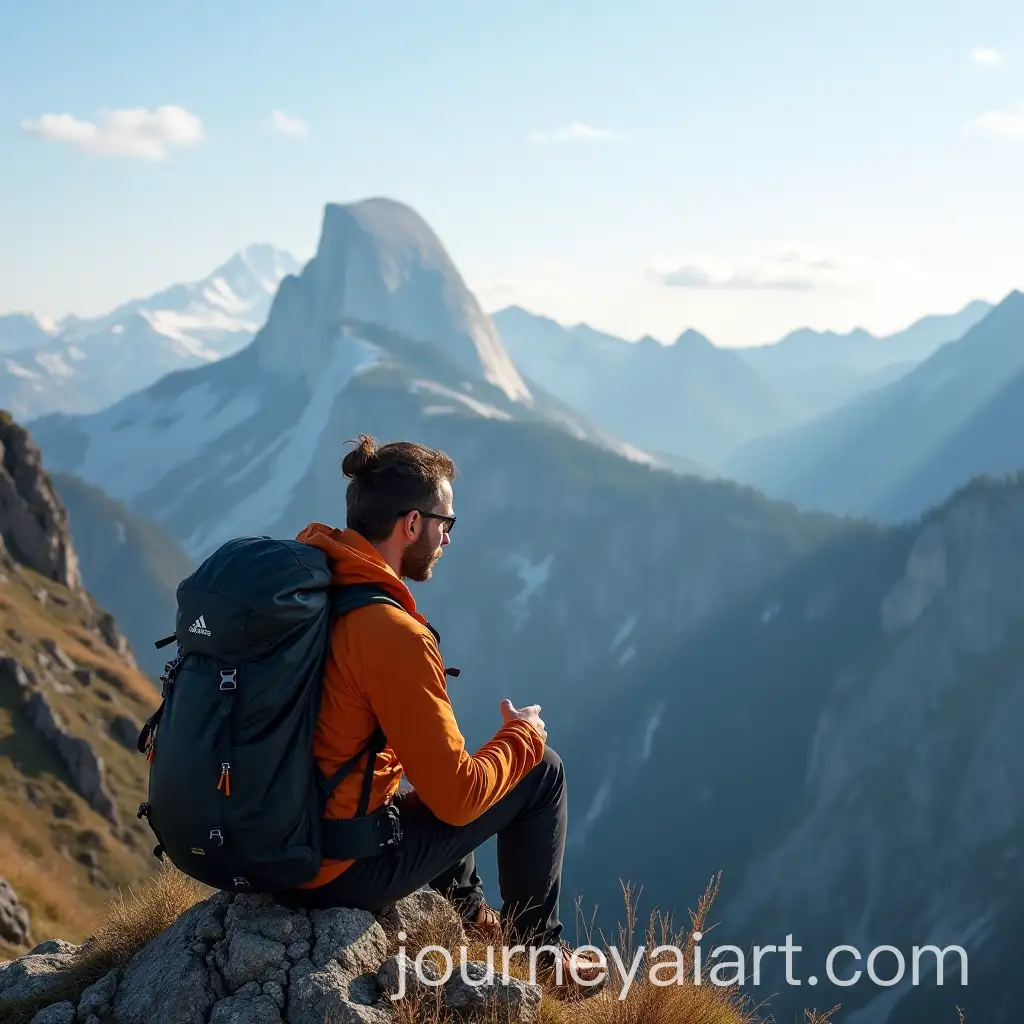 Hiker-Enjoying-Scenic-Mountain-View-at-Peak-with-Nikon-Z6-II