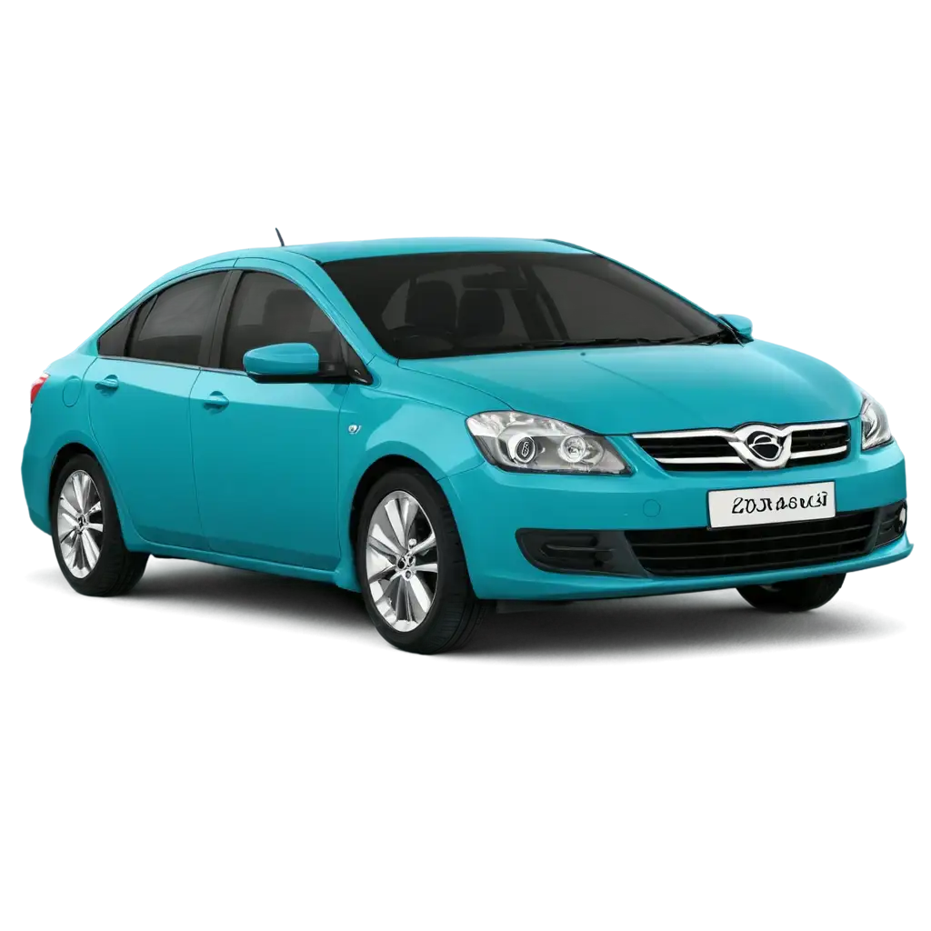 Front-Side-Family-Car-in-Cyan-Color-PNG-Image-for-Versatile-Use