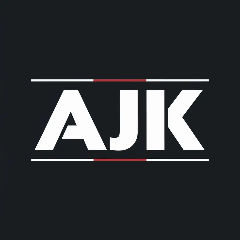 LOGO Design For AJK Modern Vector Logo with Automotive Industry Appeal