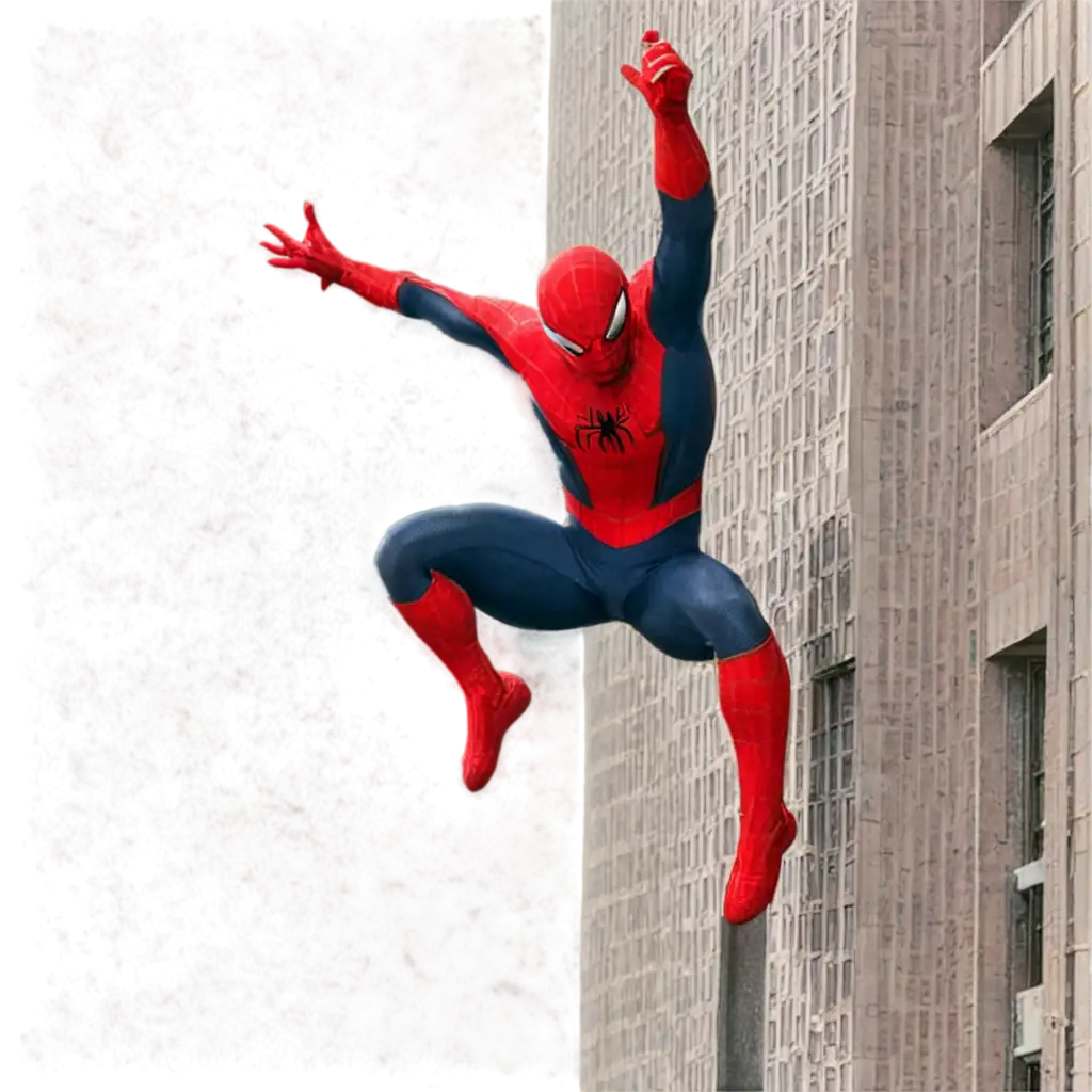 Dynamic-Spiderman-PNG-Image-Iconic-Hero-Climbing-a-Building