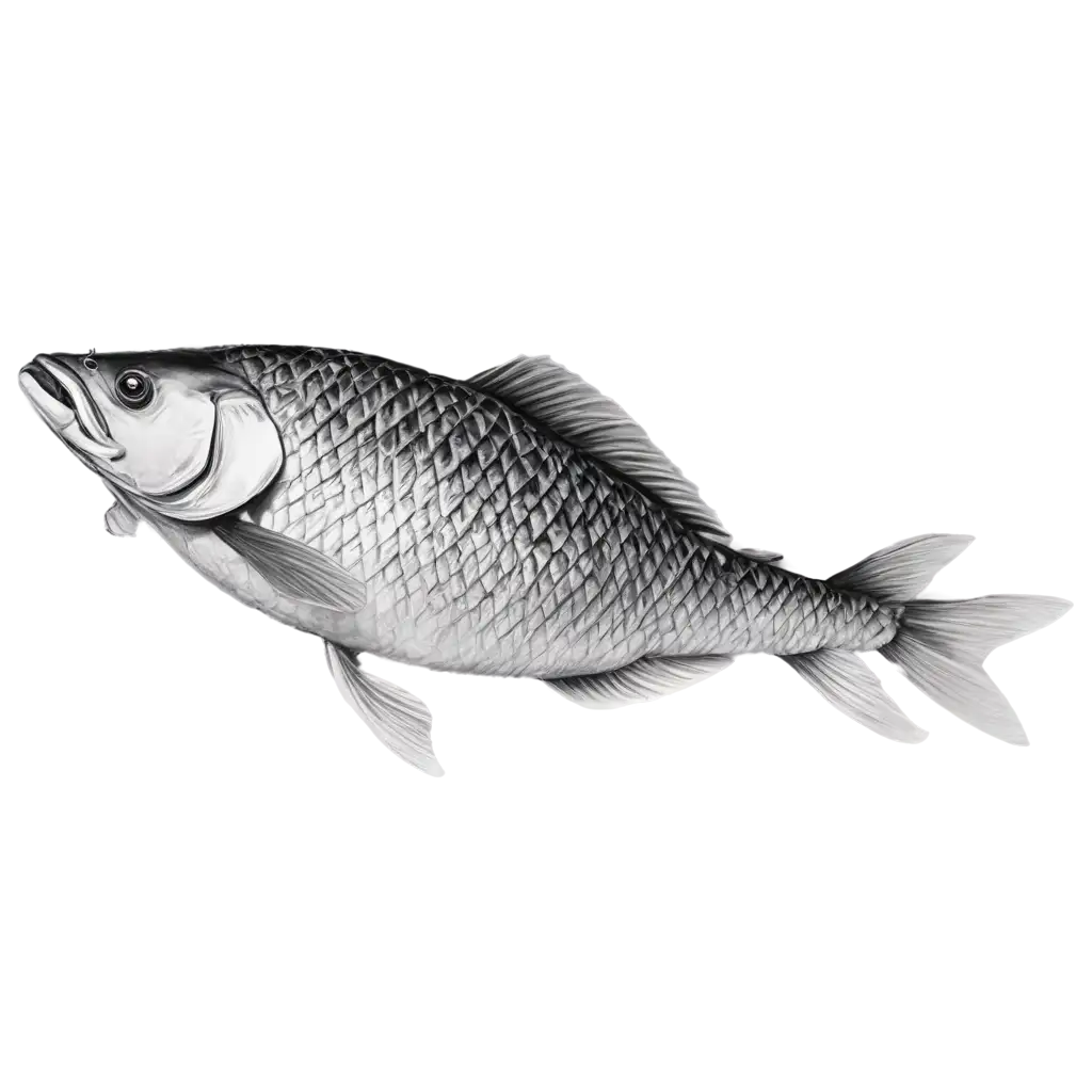 HighQuality-PNG-Image-of-a-Black-and-White-Carp-in-Open-Mount-Attack