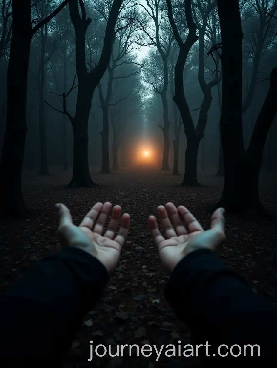 Nervous-Figure-in-a-Misty-Forest-atAI-Image-Prompt-Expansion-Dusk