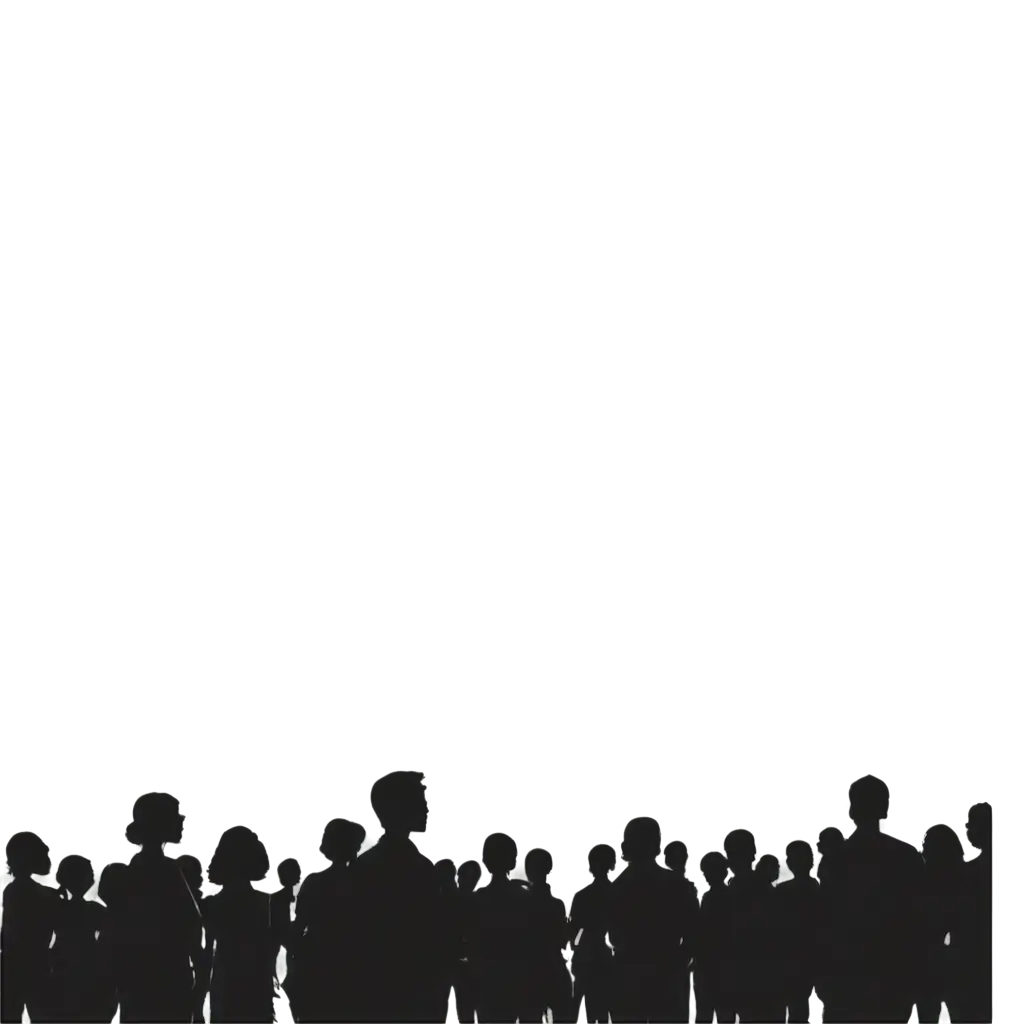 PNG-Image-Black-Silhouette-Crowd-Looking-Up