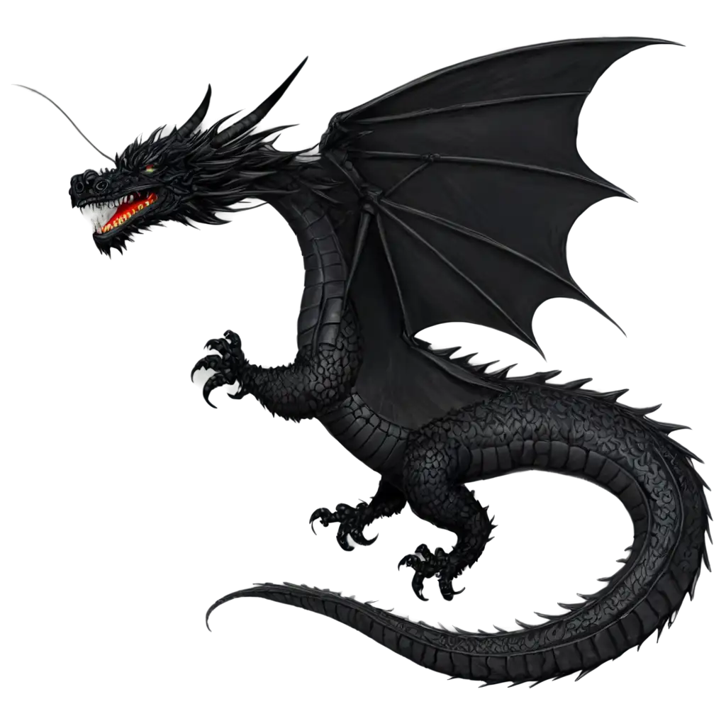 Stunning-Black-Dragon-PNG-Image-for-HighQuality-Graphic-Use