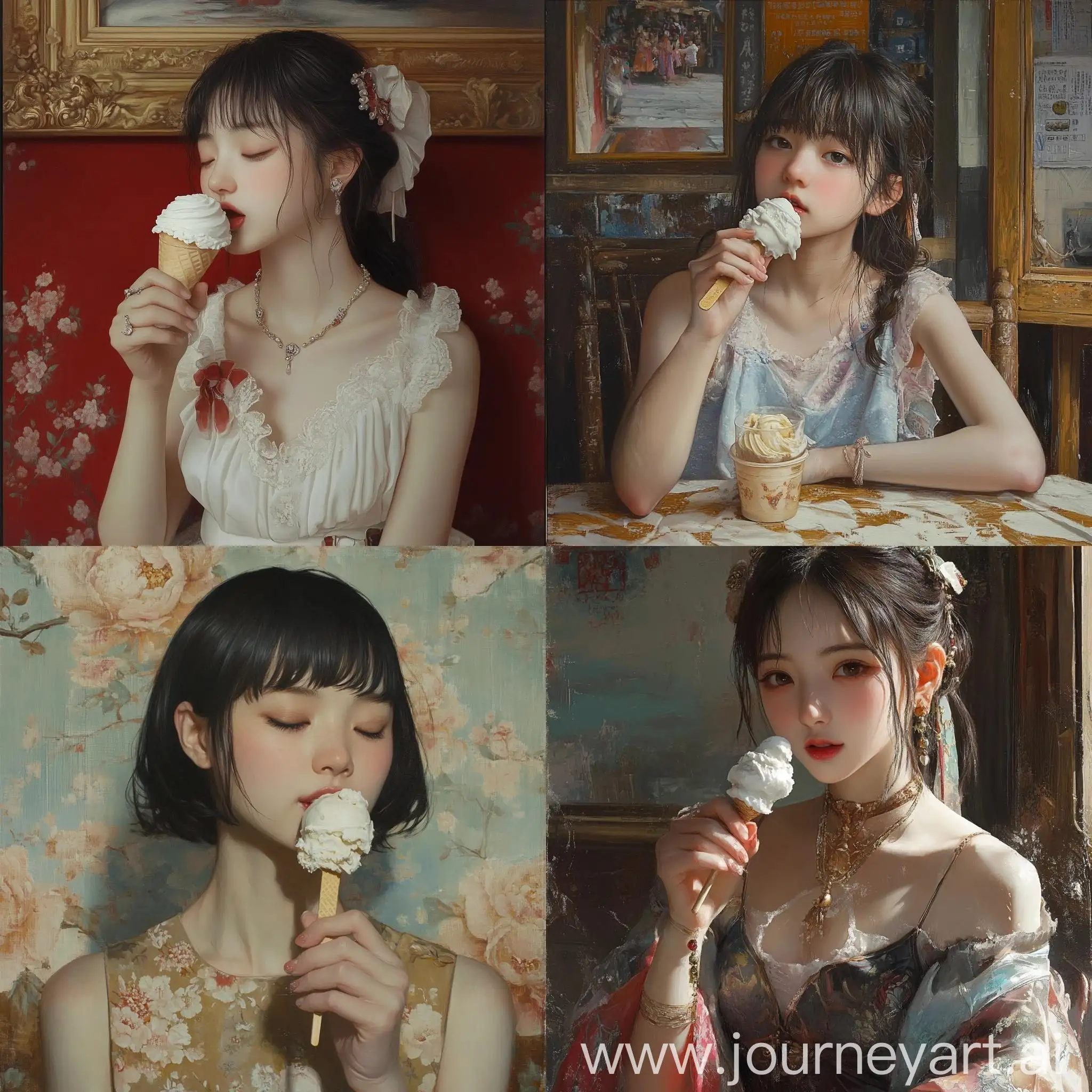 Child-Eating-Ice-Cream-in-Dong-Shan-Xiaohong-Scene