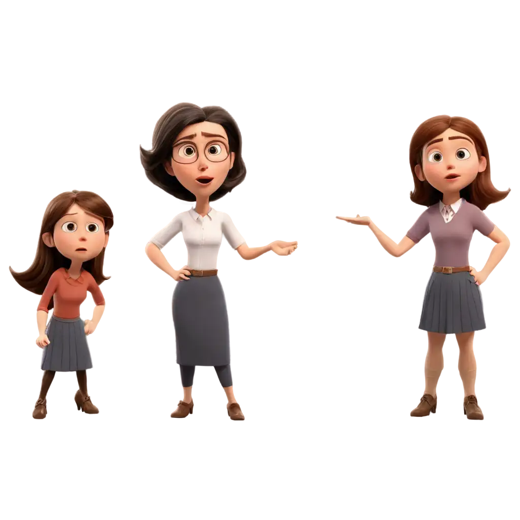 PixarInspired-Female-Teacher-PNG-Image-for-Educational-and-Creative-Content