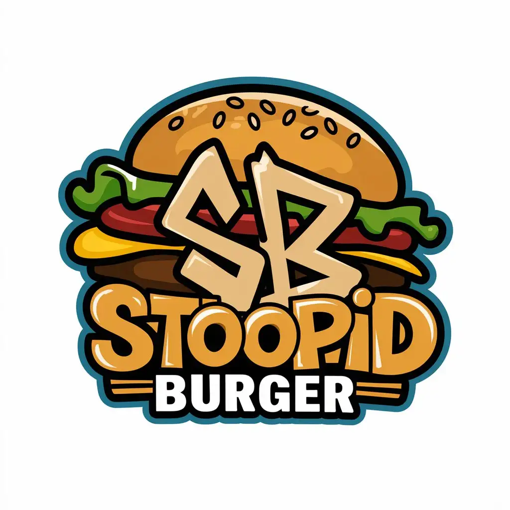 LOGO Design for Stoopid Burger Urban Graffiti Style with Modern Appeal