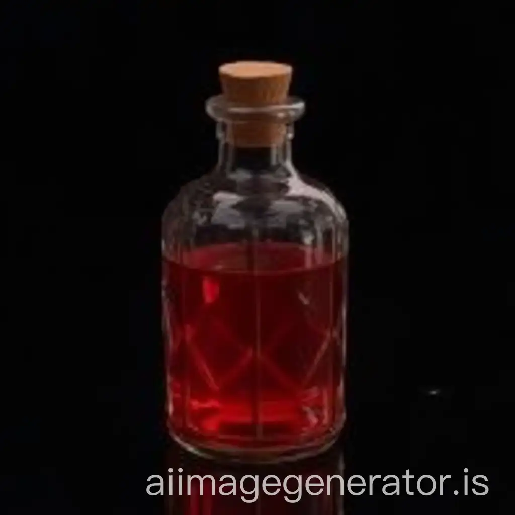 Red-Healing-Potion-in-Glass-Bottle-with-Medieval-Game-Pictogram