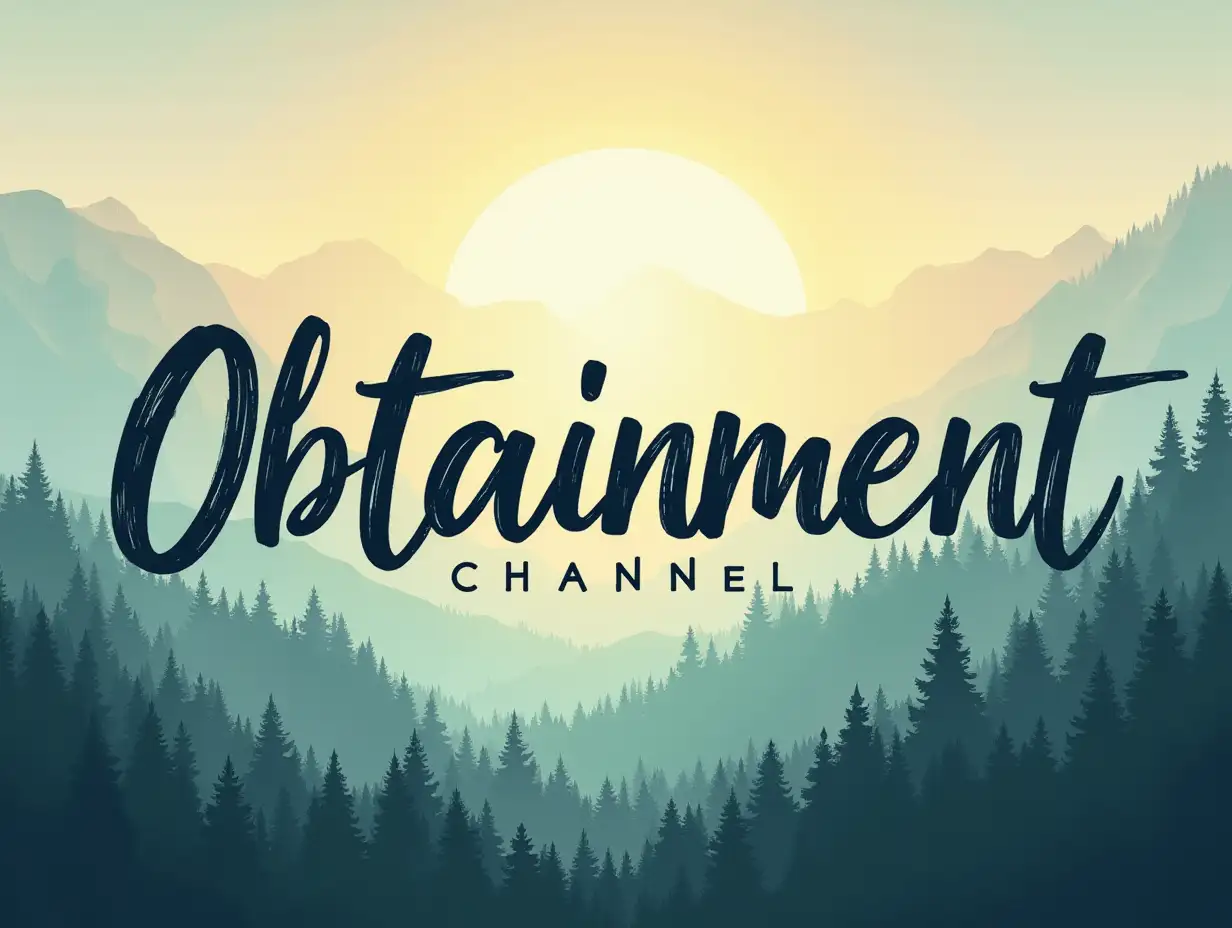 Inspiring Imagery: Use a serene background that features nature, such as mountains, forests, or a sunrise, symbolizing peace and spirituality. Bold Text: Include the channel name 'Obtainment Channel' in large, clear font. Consider using a script or serif font that conveys warmth and approachability. Scriptural Elements: Incorporate subtle references to scripture, such as an open Bible or verses like 'Faith' or 'Hope' in smaller text. This reinforces the channel’s focus on biblical teachings. Color Palette: Choose soft, inviting colors like blues and greens that evoke tranquility, or warm tones like golds and browns to create a welcoming atmosphere. These colors can also symbolize faith and growth. Call to Action: Add a brief tagline or call to action, such as 'Explore Christian Truths' or 'Join Us in Faith,' encouraging viewers to engage with the content. Community Focus: Consider including images of diverse people in worship or fellowship, reflecting the community aspect of faith and inviting viewers to be part of the journey.