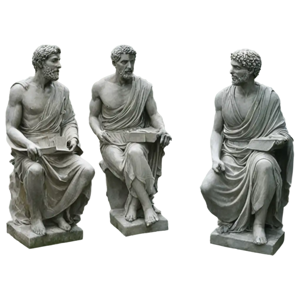 Statues-of-The-Stoics-Engaged-in-a-Discussion-PNG-Image-for-Philosophical-Visual-Representation