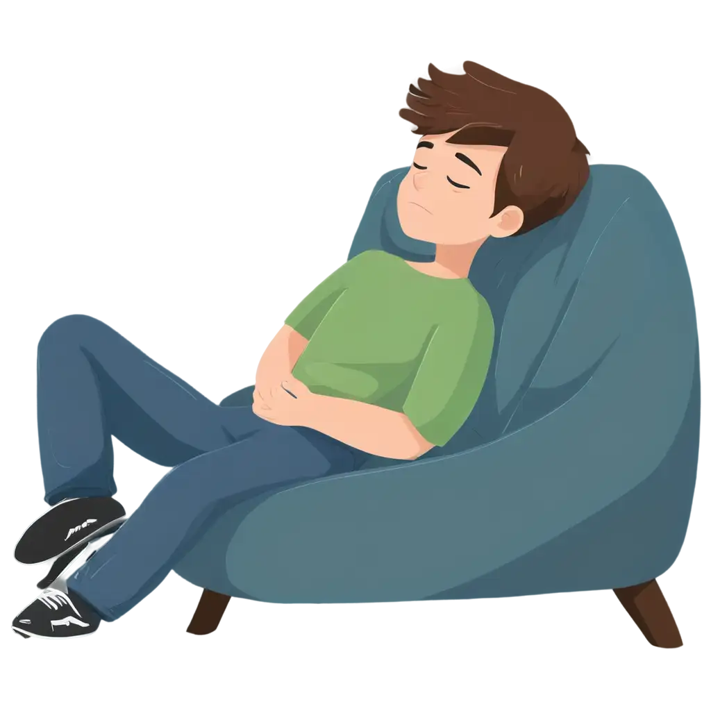 Guy-Taking-Nap-Vector-PNG-HighQuality-Relaxation-Image-for-Creative-Projects