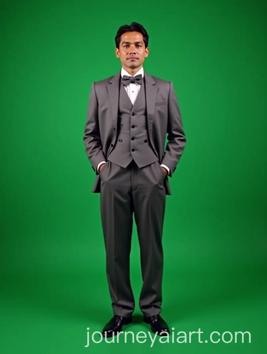 Full-Body-Image-of-Dr-Jose-Rizal-in-Gray-Suit-with-Green-Screen-Background