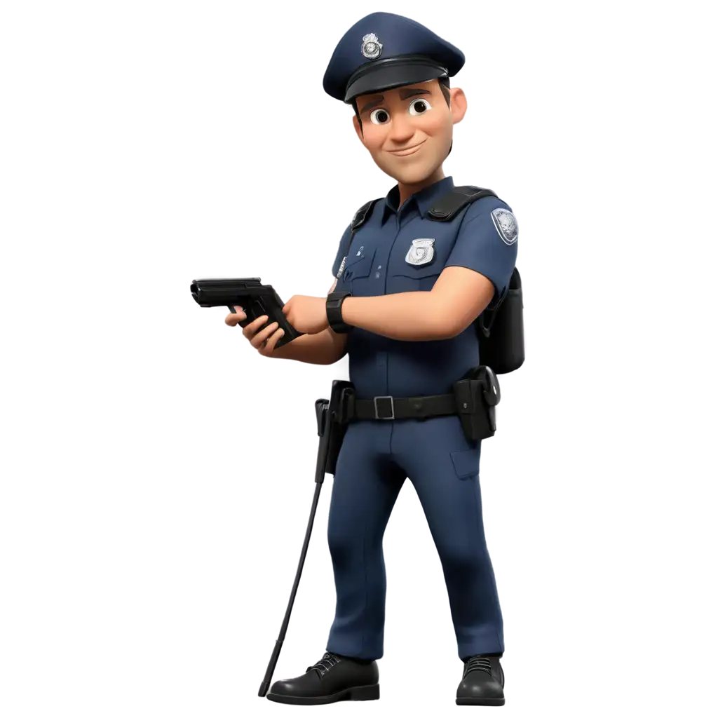 HighQuality-PNG-Image-of-a-3D-Police-Officer-Create-Professional-3D-Renderings