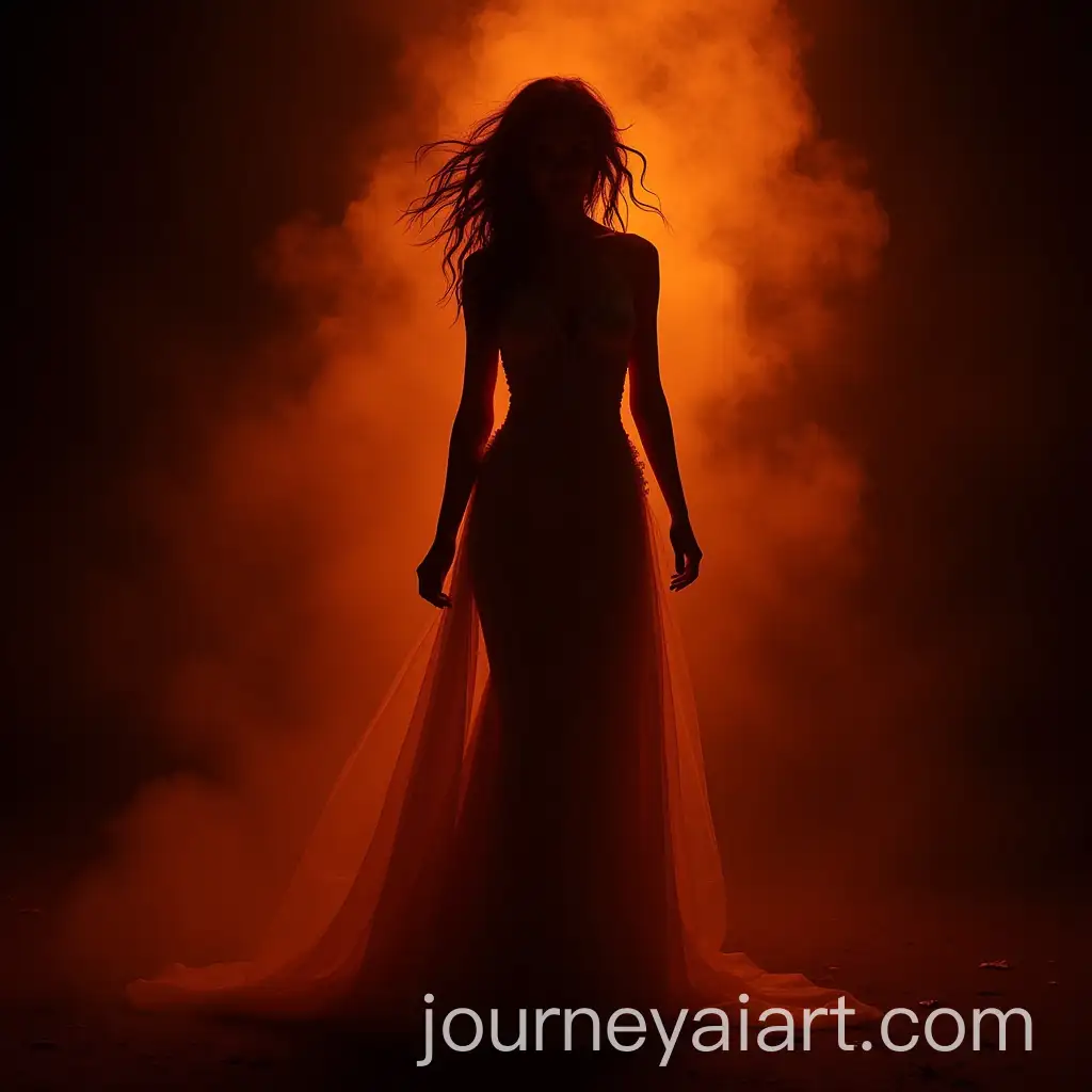 Anime-Woman-Figure-in-Fiery-Ambiance-with-Intense-Shadows