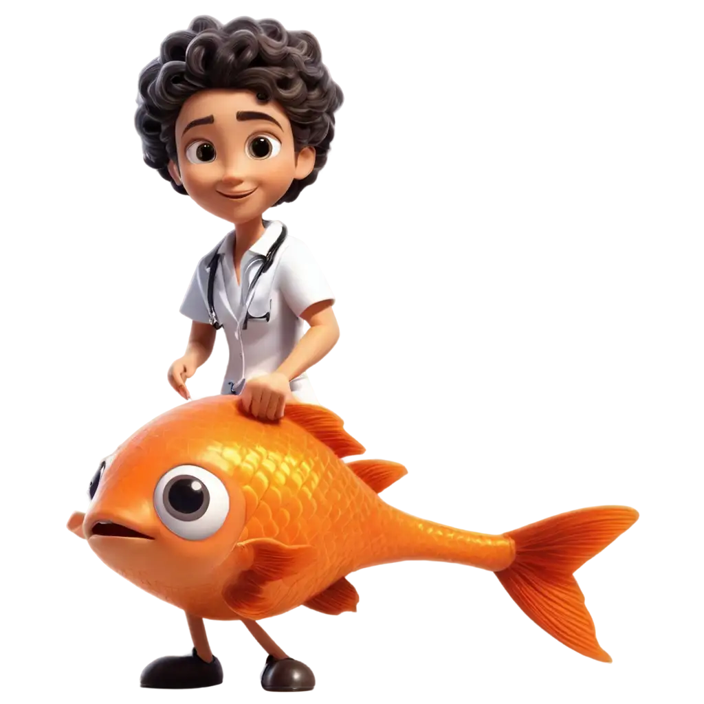 Transforming-a-Fish-into-a-Doctor-in-a-Fish-Tank-PNG-Image-Creation-Guide