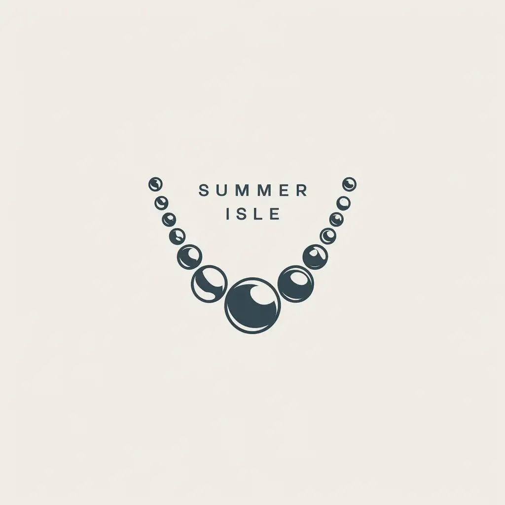 LOGO-Design-for-Summer-Isle-Beaded-Pearl-Necklace-on-Clear-Background