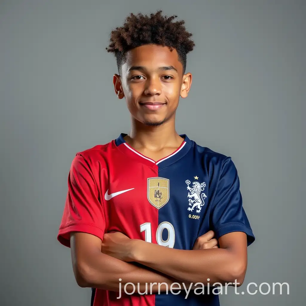 18YearOld-Footballer-in-French-Jersey-Posing-for-PhotoAI-Image-Prompt-Expansion