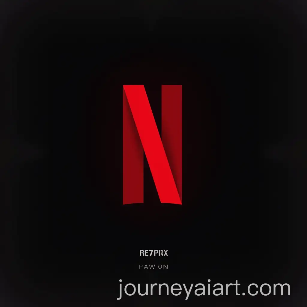 Glowing-Netflix-Logo-with-Price-Tag-and-Watch-More-Pay-Less-Slogan-in-Dark-ThemeAI-Art-Prompt-Expansion