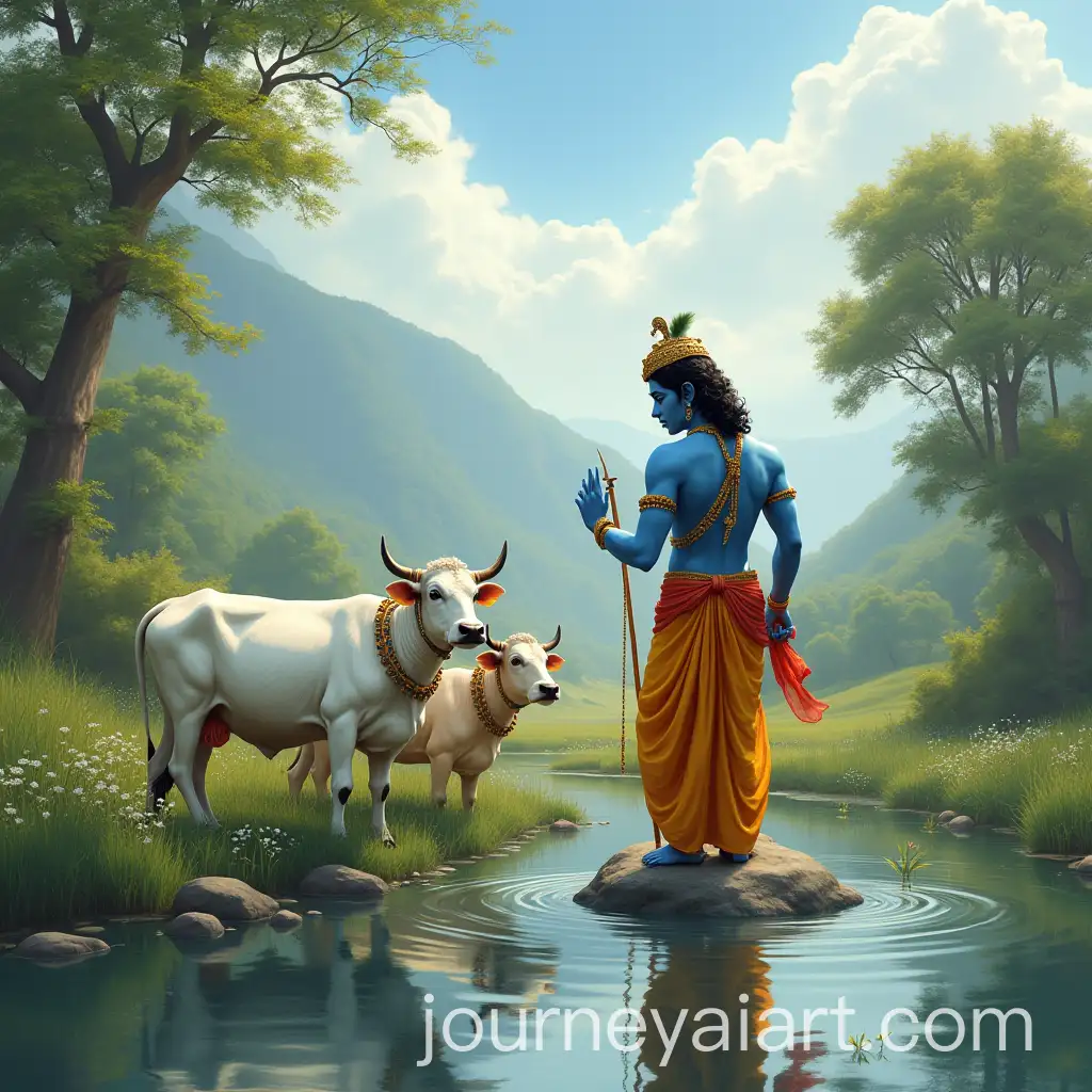 Krishna-with-Cows-in-Serene-Hindu-God-Landscape
