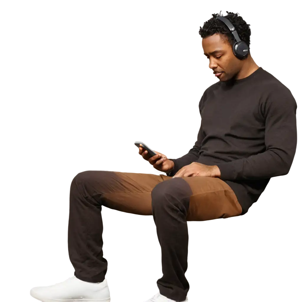 PNG-Image-of-Telephone-Mental-Health-Therapy-with-a-Black-Man