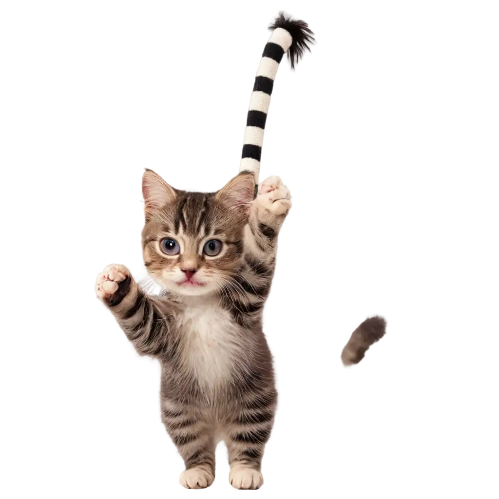 Striped-Cat-Catching-Toy-PNG-HighQuality-Transparent-Image-for-Various-Applications