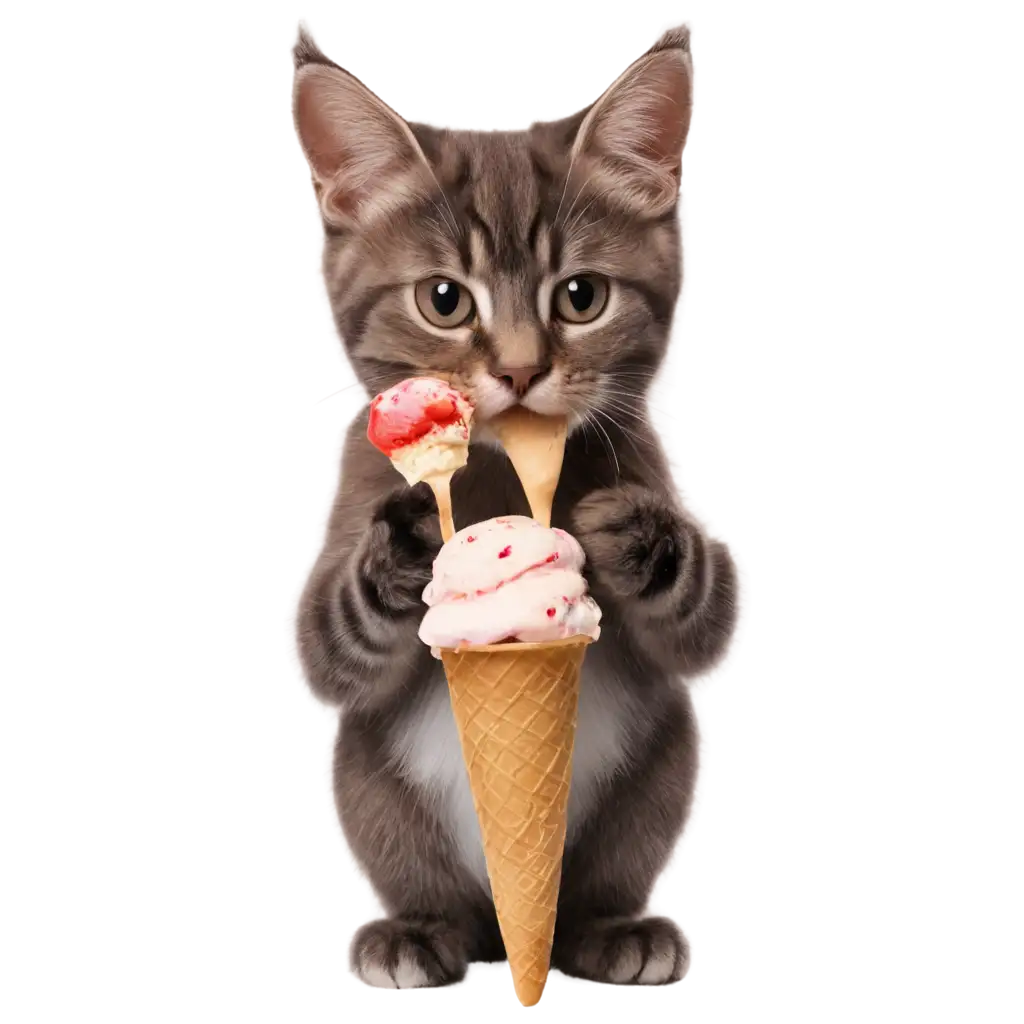 Cat-Eating-Ice-Cream-PNG-Image-for-Fun-and-Playful-Visuals