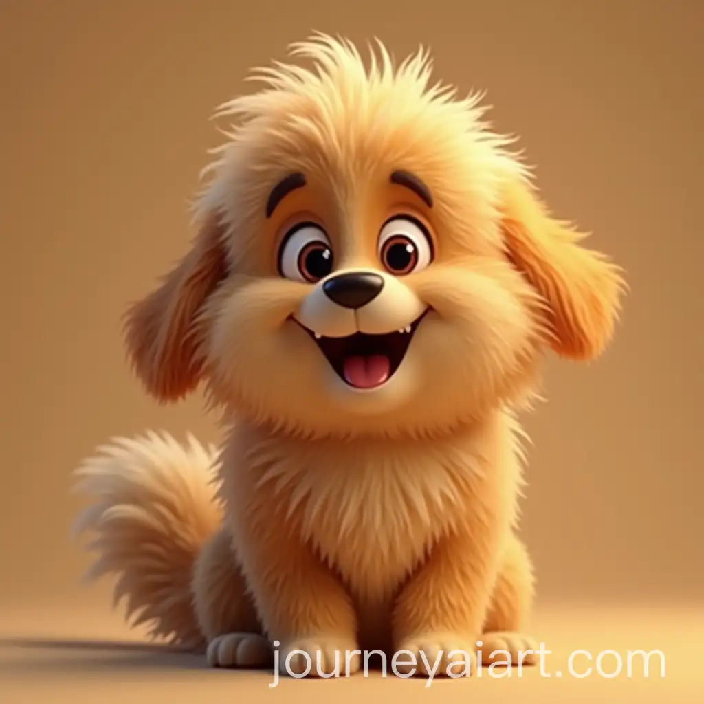 Smiling-Big-Fluffy-Puppy-in-Pixar-Style