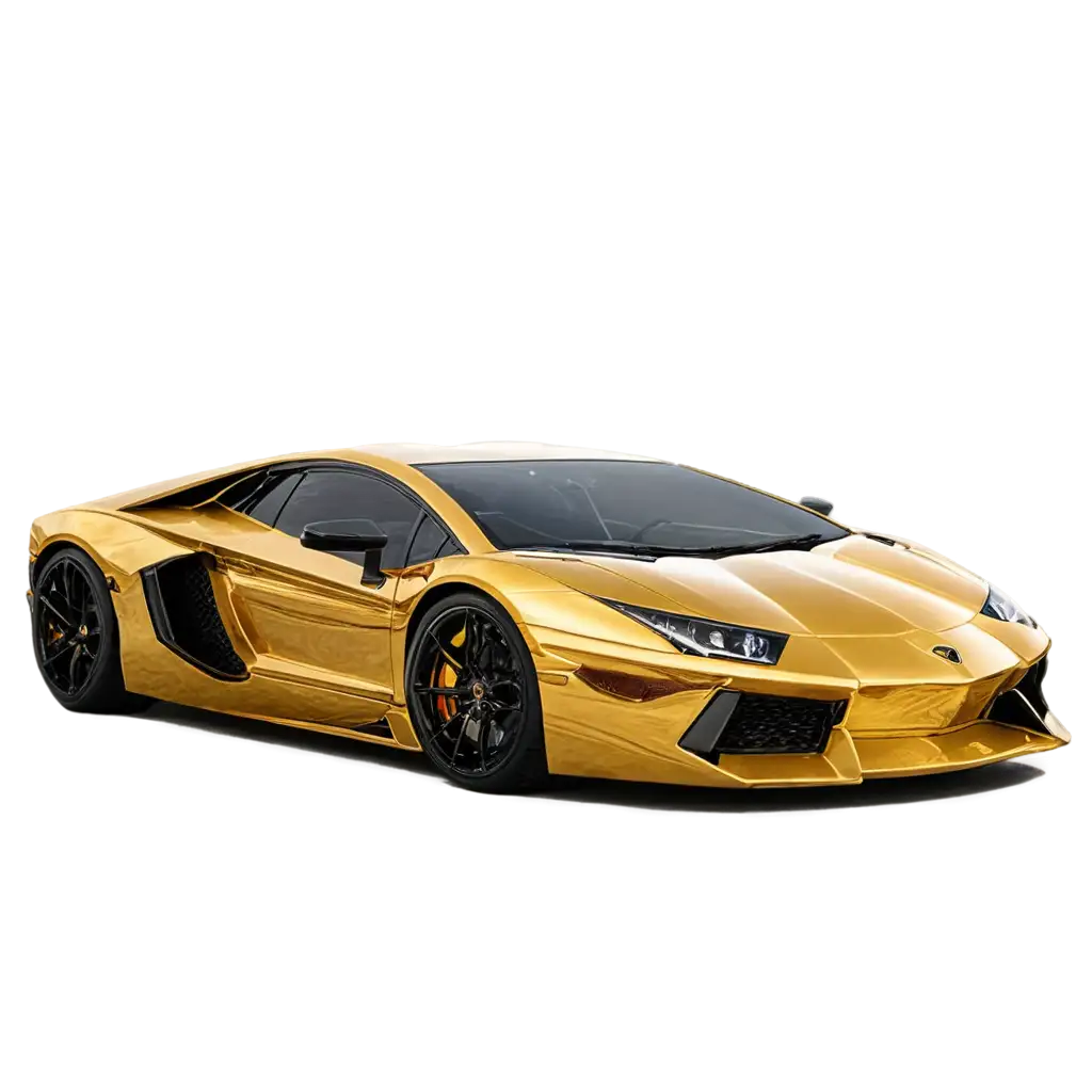 Pure-Gold-Lamborghini-Shining-and-Glowing-PNG-Image-HighQuality-and-Stunning-Clarity