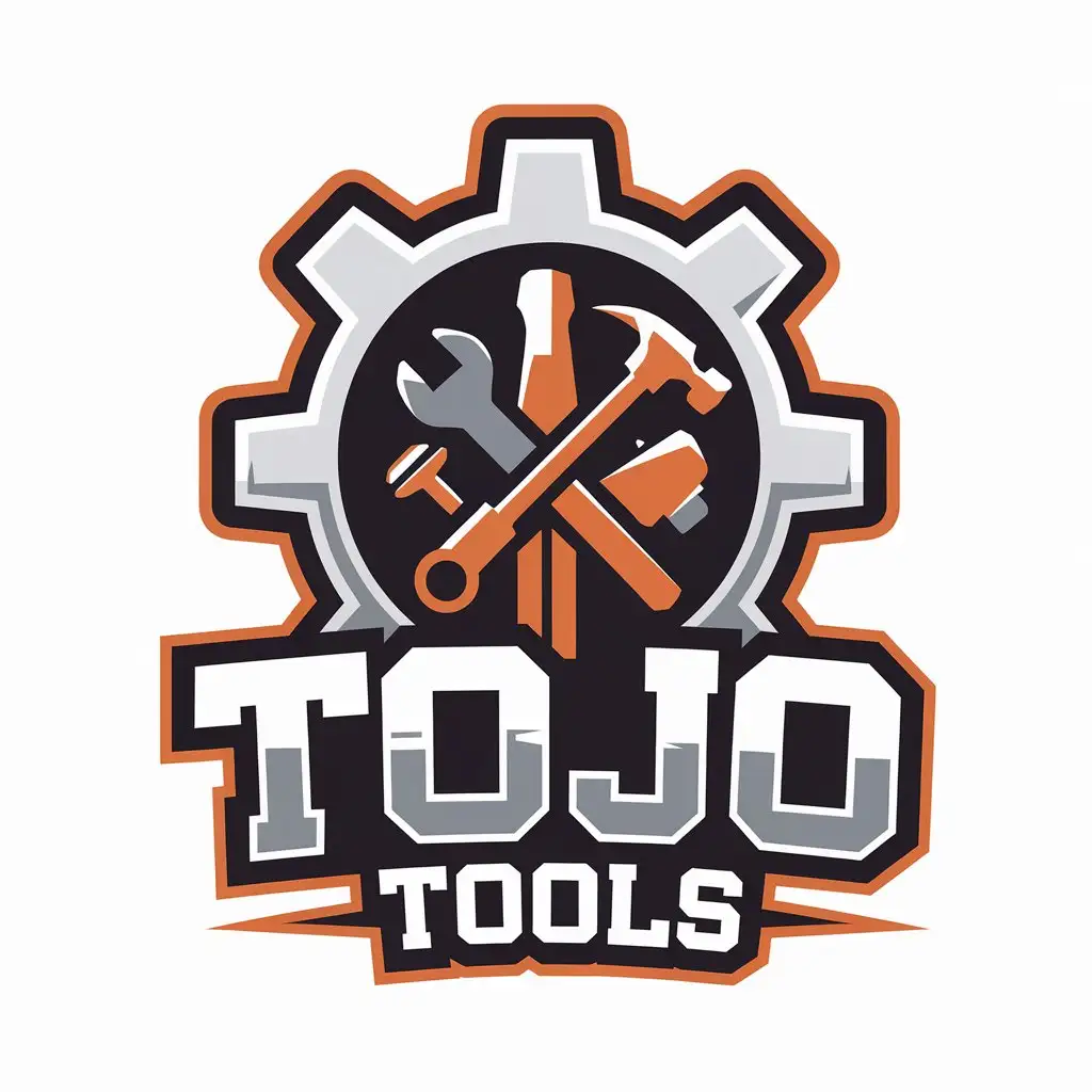 LOGO Design for Tojo Tools Gear Tools Technology with Moderate Style for Tech Industry